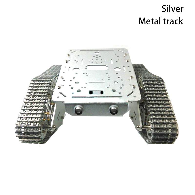 Tracked Robot Chassis - Metal 2WD Tank Chassis with Plastic