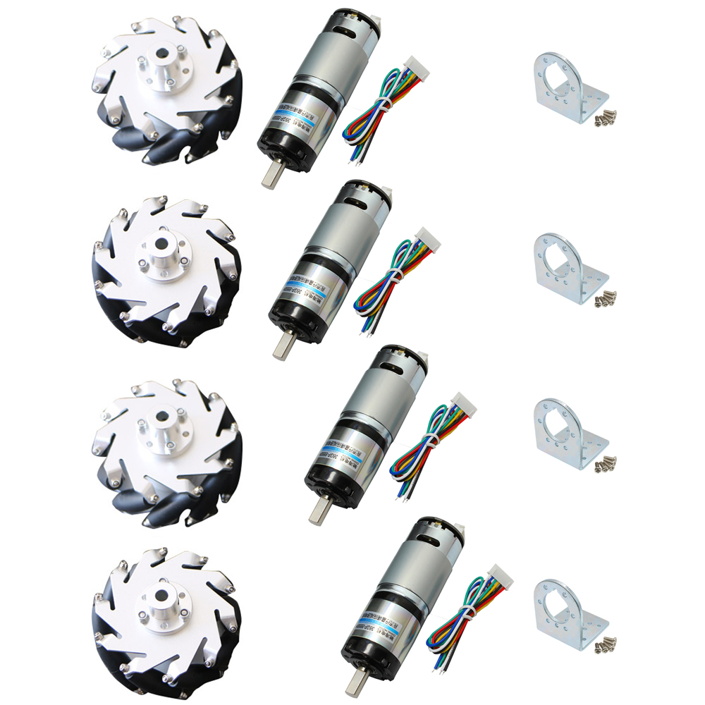 Arduino Robot - 60KG Load 4pcs 127mm Omni Mecanum
