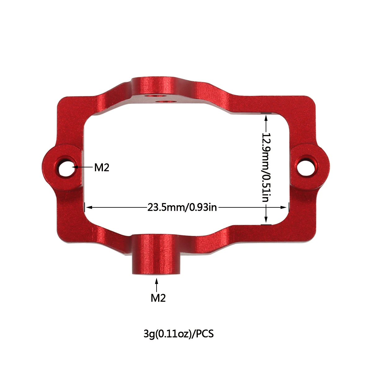 Aluminum CNC TRX4M Servo Mount - огляд і ціна Servo Bracket