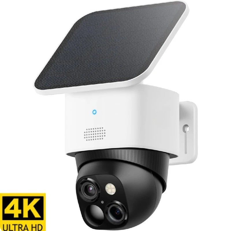 New 4K Dual Camera Solar Secur - огляд і ціна Pan Tilt Bracket