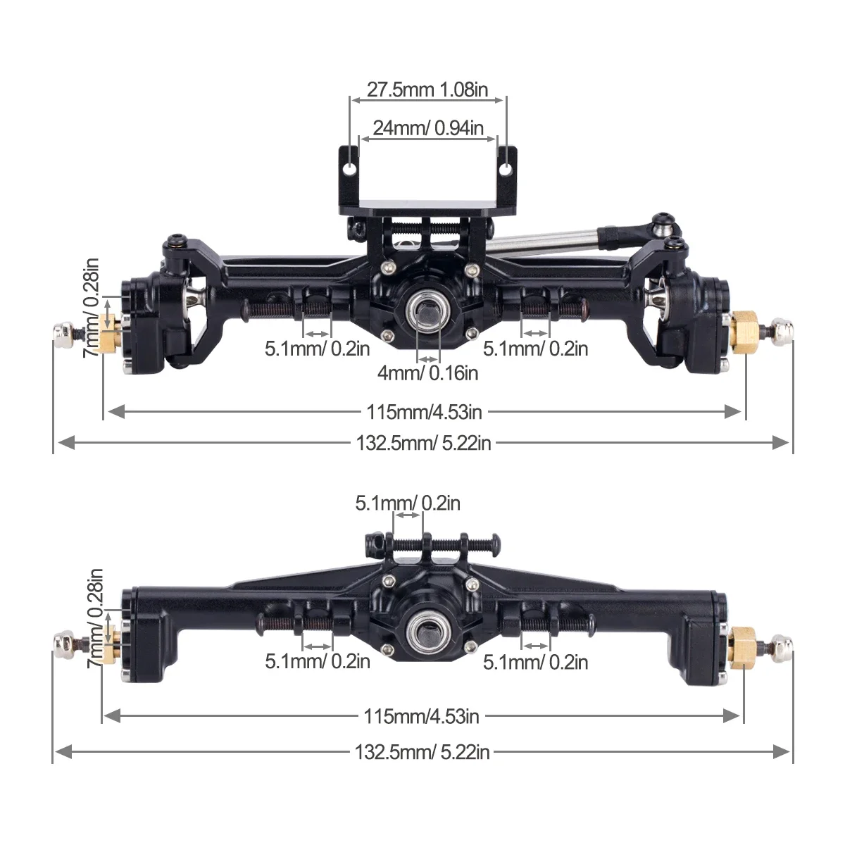 Aluminum CNC Portal Axles +10m - огляд і ціна Servo Bracket