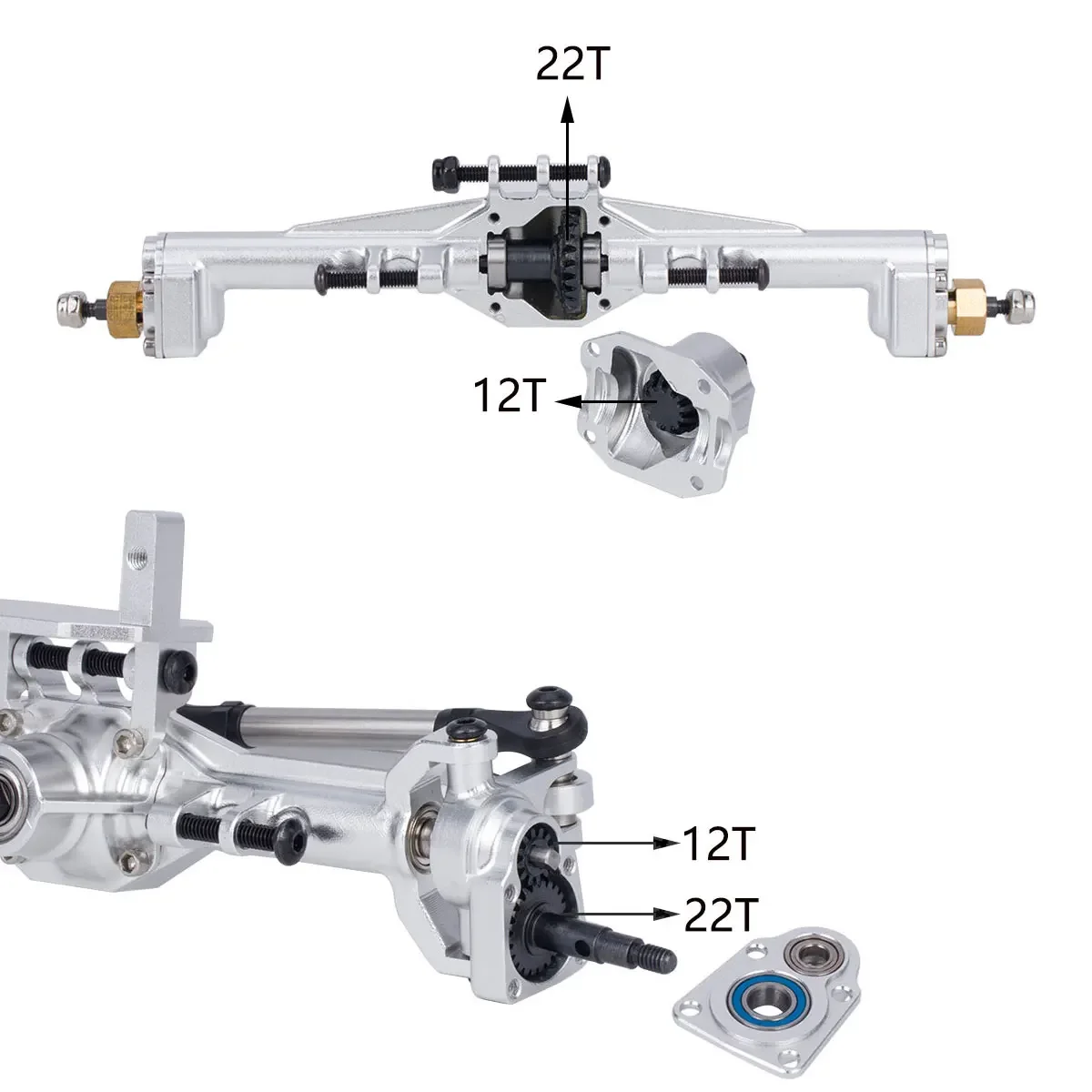 Aluminum CNC Portal Axles +10m - огляд і ціна Servo Bracket