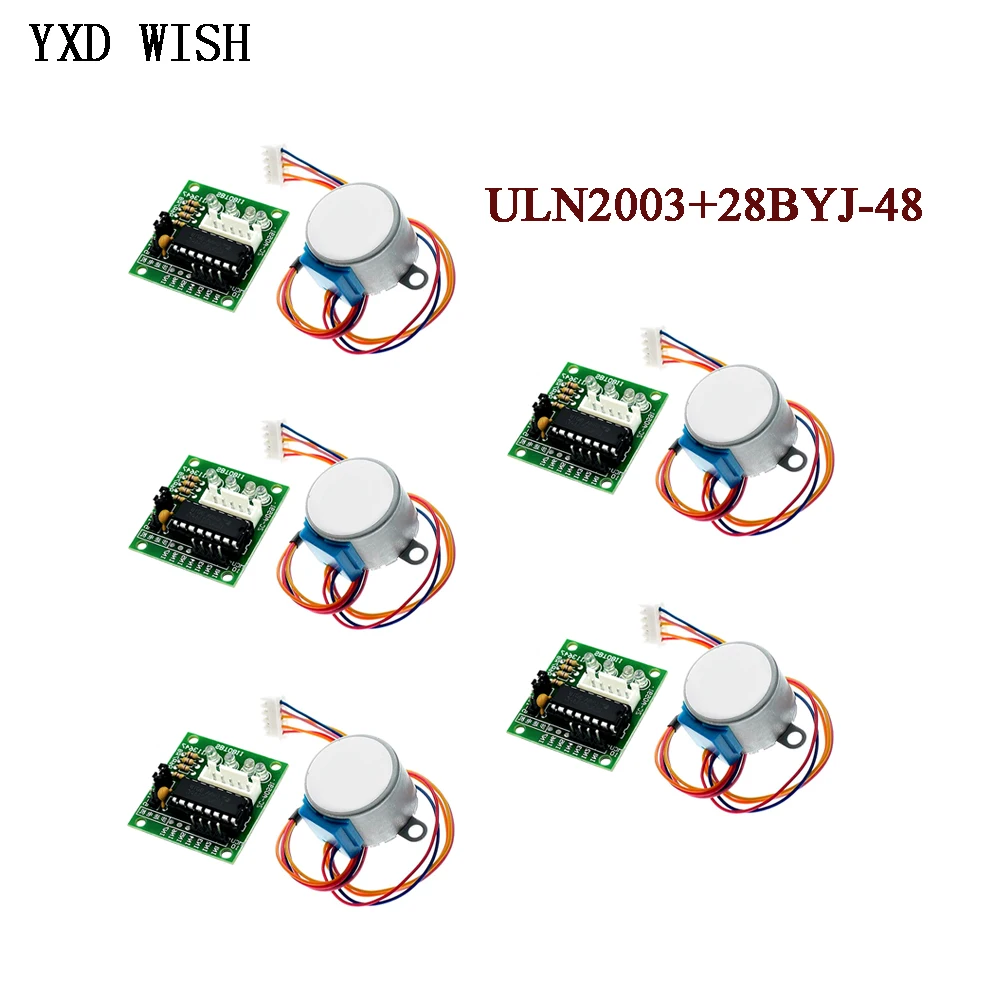 5pcs ULN2003 28BYJ-48 5V 12V R - огляд і ціна 28Byj-48