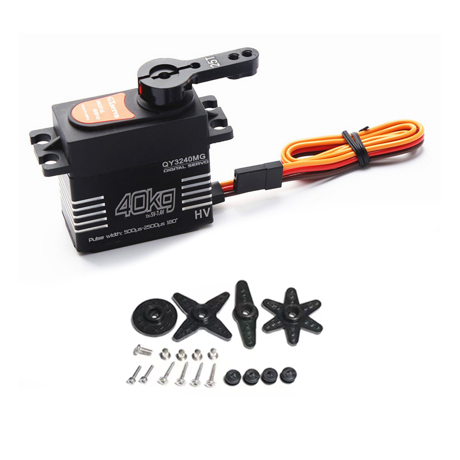 40KG Digital Servo Waterproof  - огляд і ціна Robot Arm Metal