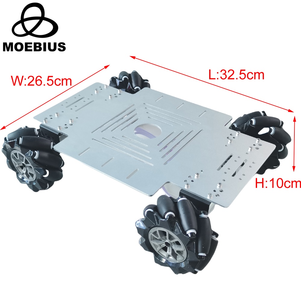 MOEBIUS 26KG Load 4WD Mecanum  - огляд і ціна Arduino Robot