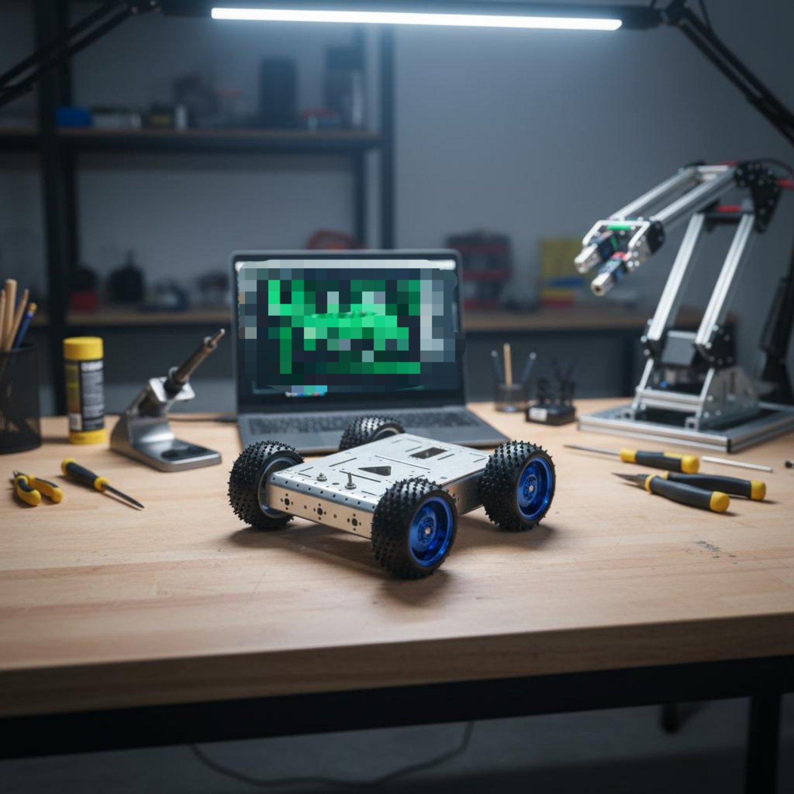 4WD Smart Car Chassis Stable 4 - огляд і ціна Robot Wheel