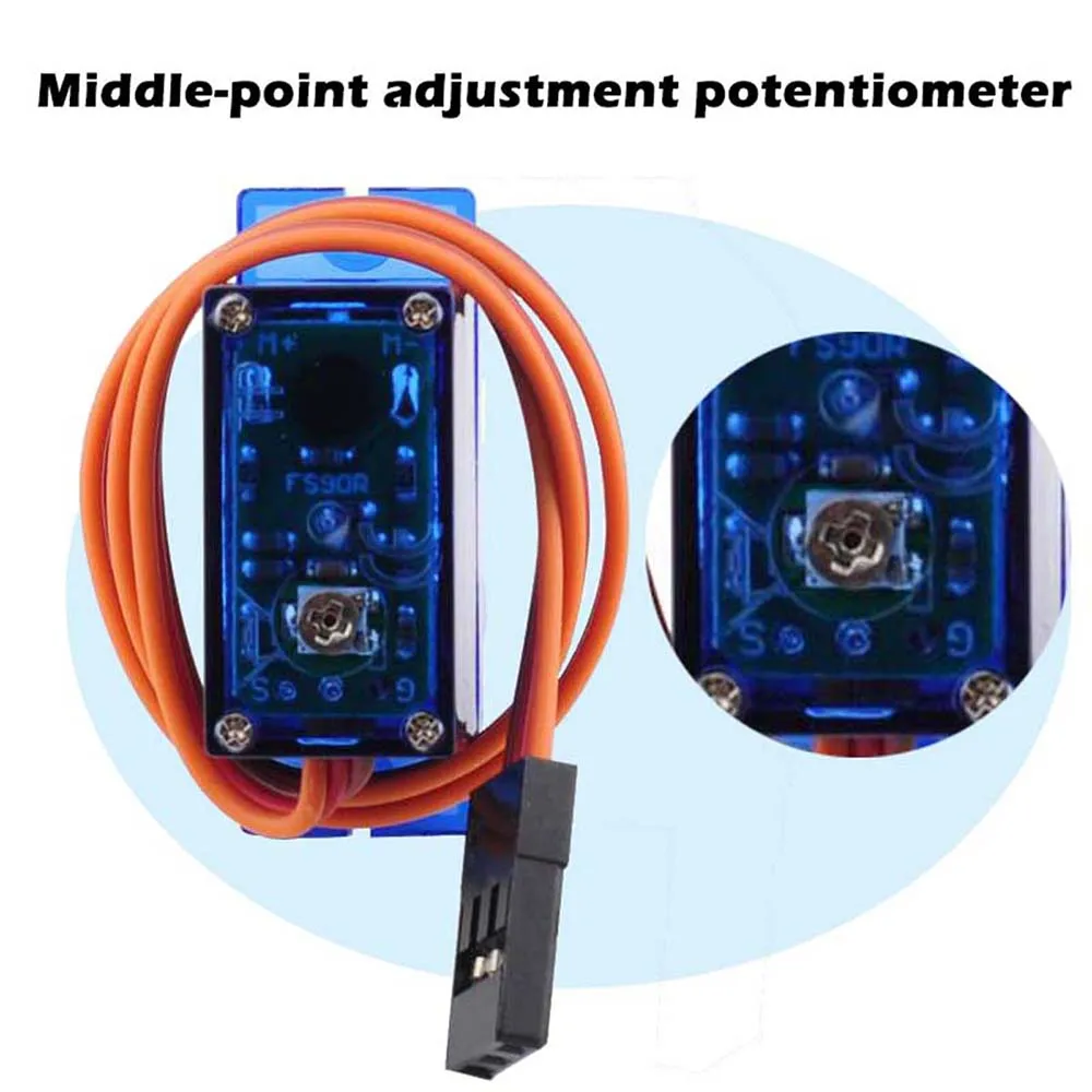 Feetech Mini FS90R Micro Servo - огляд і ціна Arduino Robot