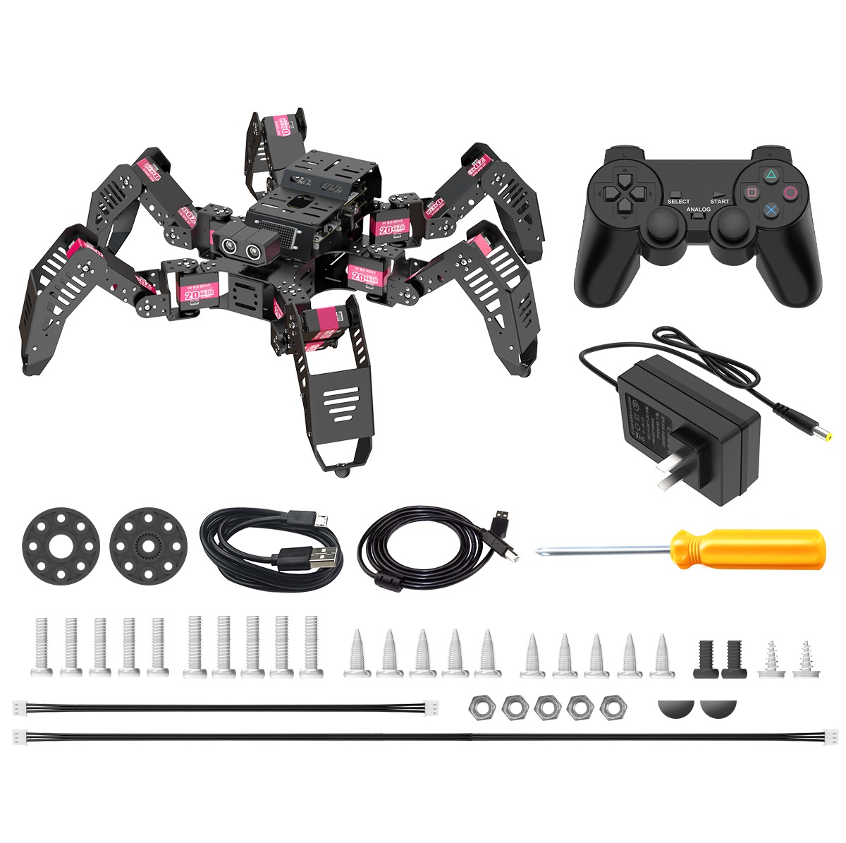 Hiwonder Spiderbot Programmabl - огляд і ціна Robotics Kit