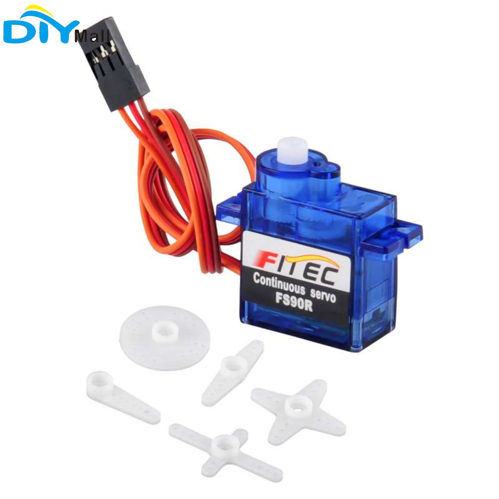 FS90R 9g Servo 360 Degree Cont - огляд і ціна Arduino Robot