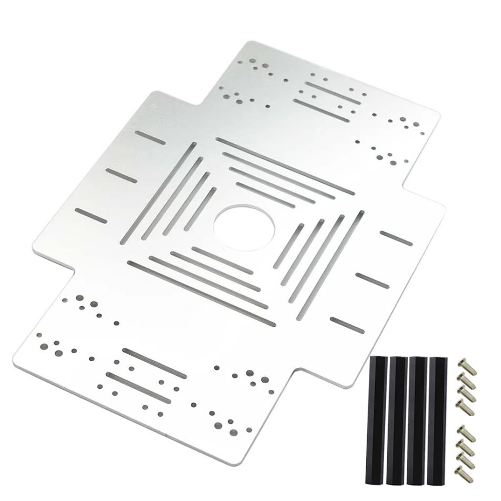 Big Metal Plate Aluminum Alloy - огляд і ціна Arduino Robot