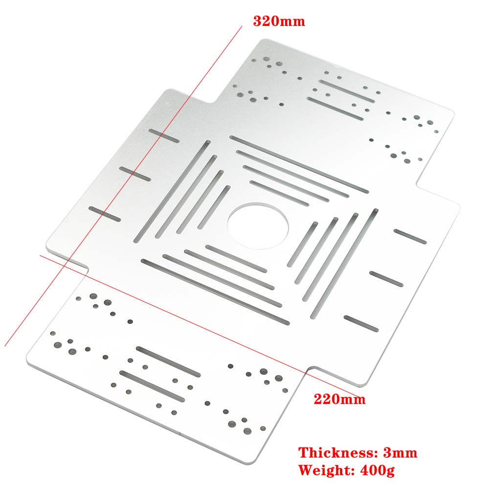 Big Metal Plate Aluminum Alloy - огляд і ціна Arduino Robot