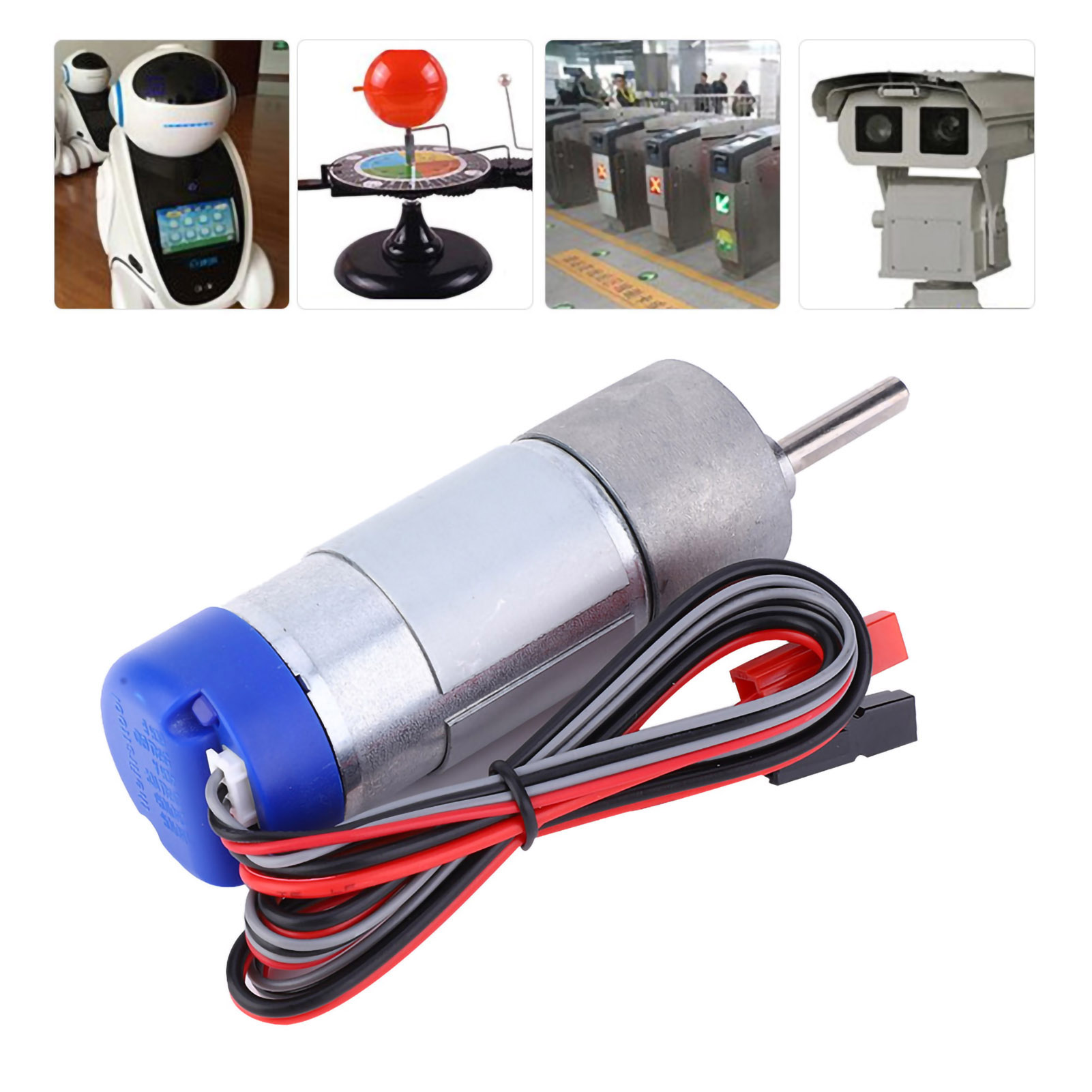 1PC 12V DC Brushed Encoder Mot - огляд і ціна Dc Motor 12V
