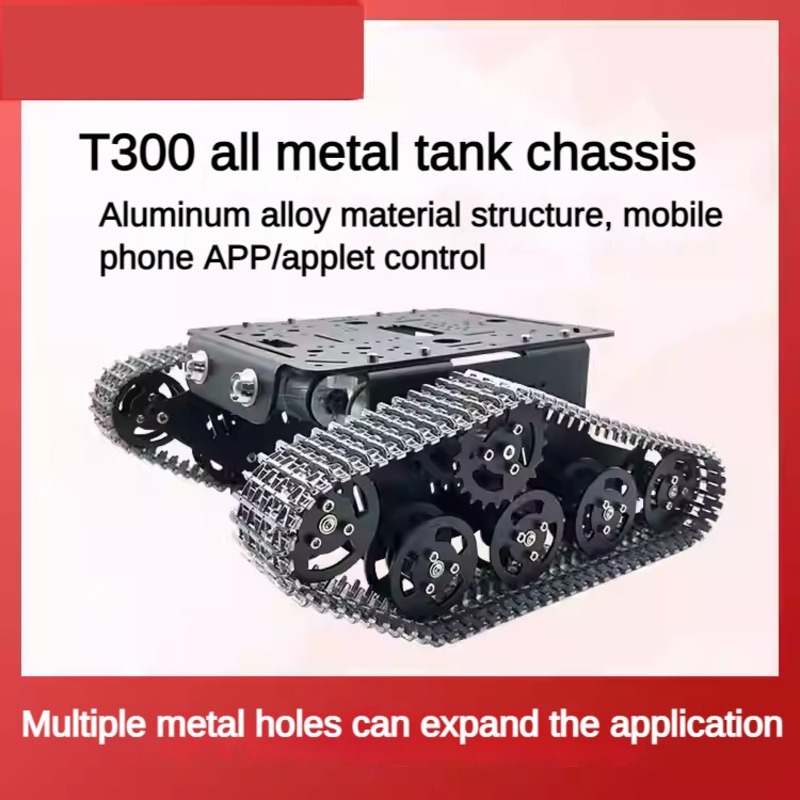 Metal 2WD Tank Chassis with Pl - огляд і ціна Tracked Robot Chassis