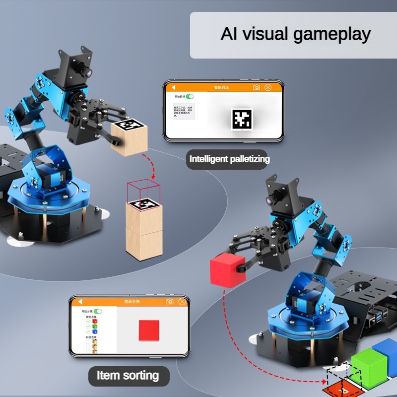 6 Dof Robot Arm with Servo Cla - огляд і ціна Robot Arm Kit