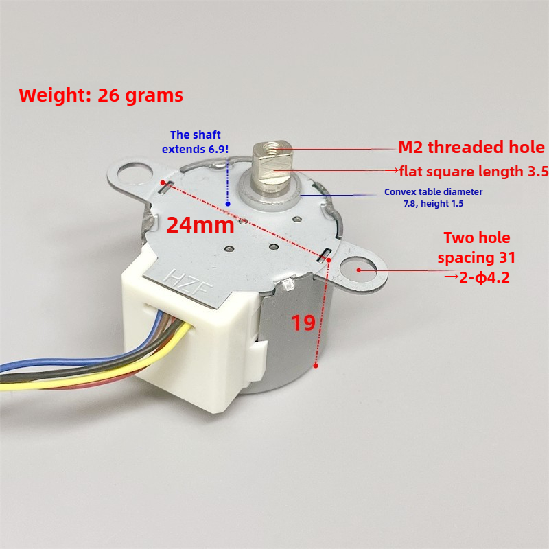 24BYJ48  DC 5V Stepper Motor D - огляд і ціна Dc Motor