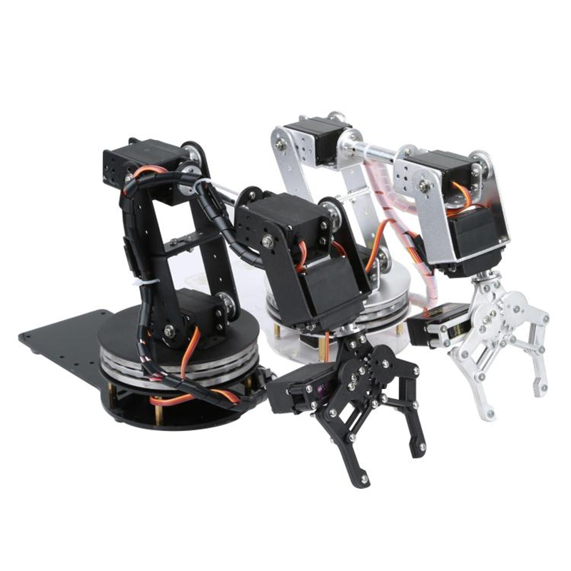 Silver 6 DOF Robotic Arm with  - огляд і ціна Robot Arm Kit