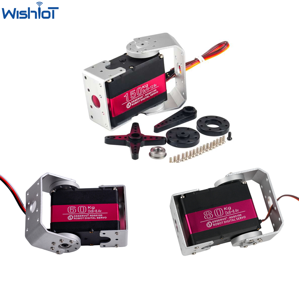 150kg 80kg 60kg Digital Servo  - огляд і ціна Servo Bracket