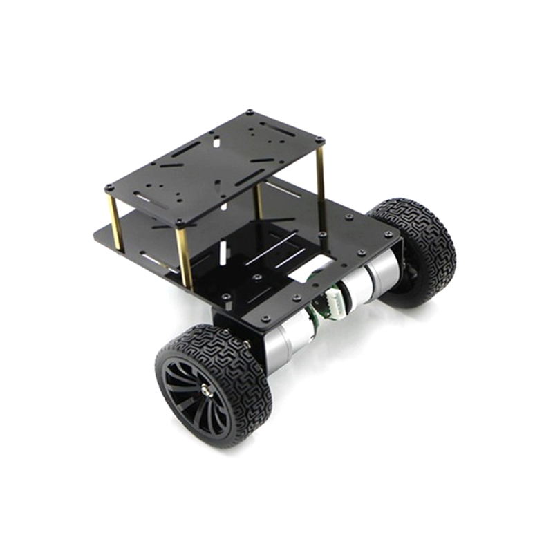 3WD Robot Car DC / Stepper Mot - огляд і ціна Tracked Robot Chassis