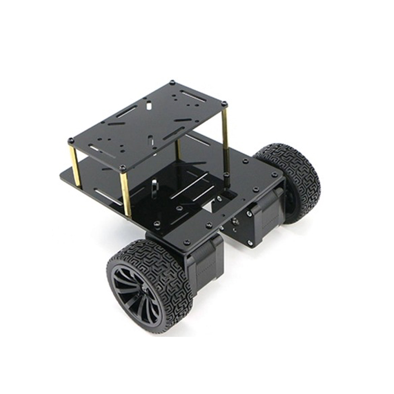 3WD Robot Car DC / Stepper Mot - огляд і ціна Tracked Robot Chassis