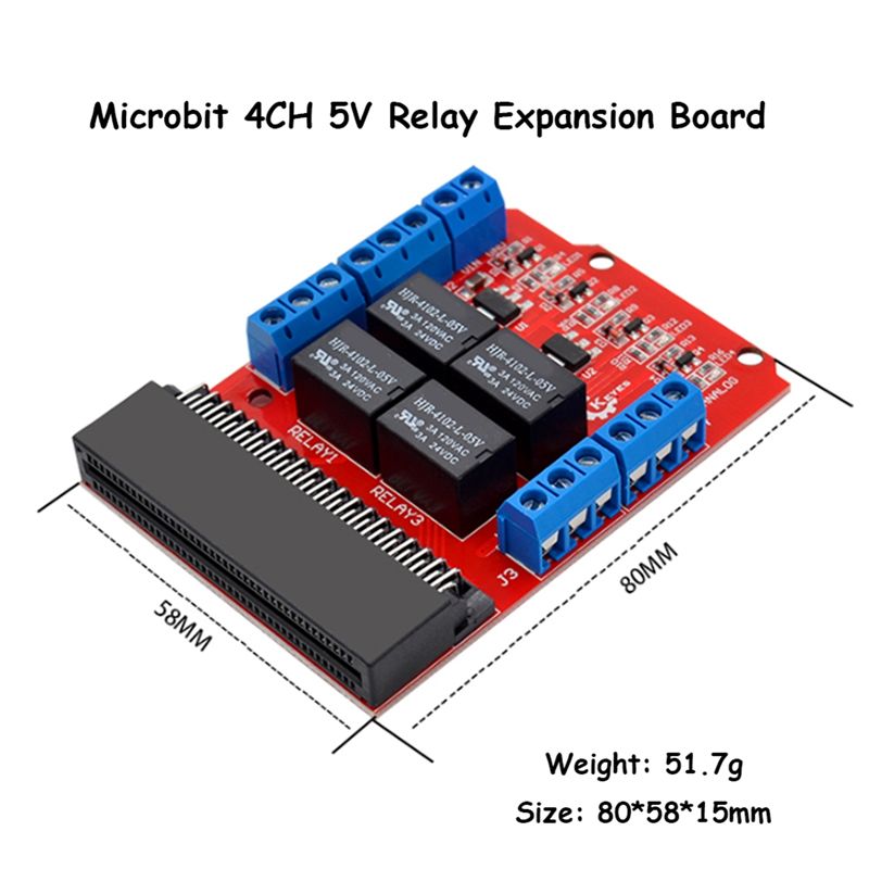 A64I Microbit 4 Channel Relay  - огляд і ціна Microbit