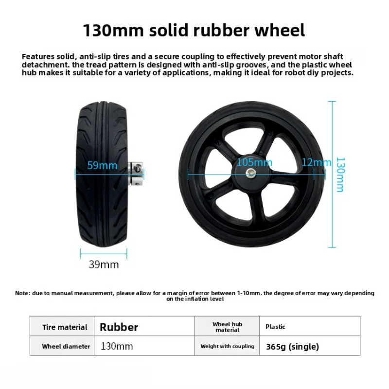 Smart Car Solid Rubber Wheel,  - огляд і ціна Robot Chassis