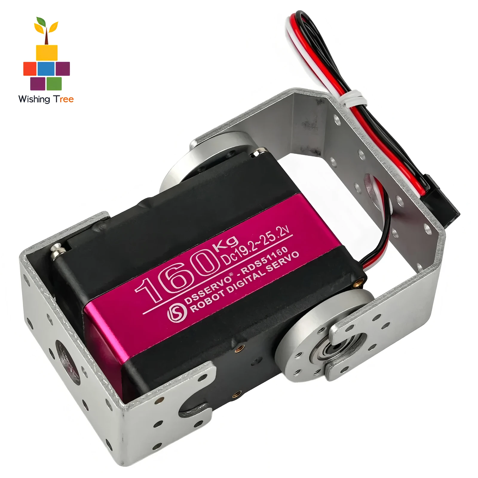 RDS51160 Digital Servo 24V 160 - огляд і ціна Servo Bracket