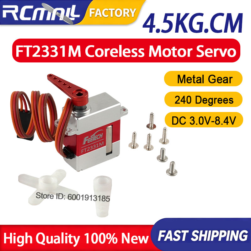 FT2331M Micro Digital Servo 4. - огляд і ціна Robot Arm Metal