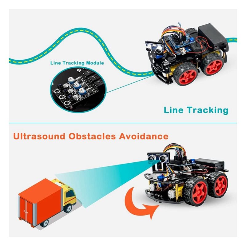 WOWFU-4WD Smart Robot Car Kit  - огляд і ціна Arduino Robot