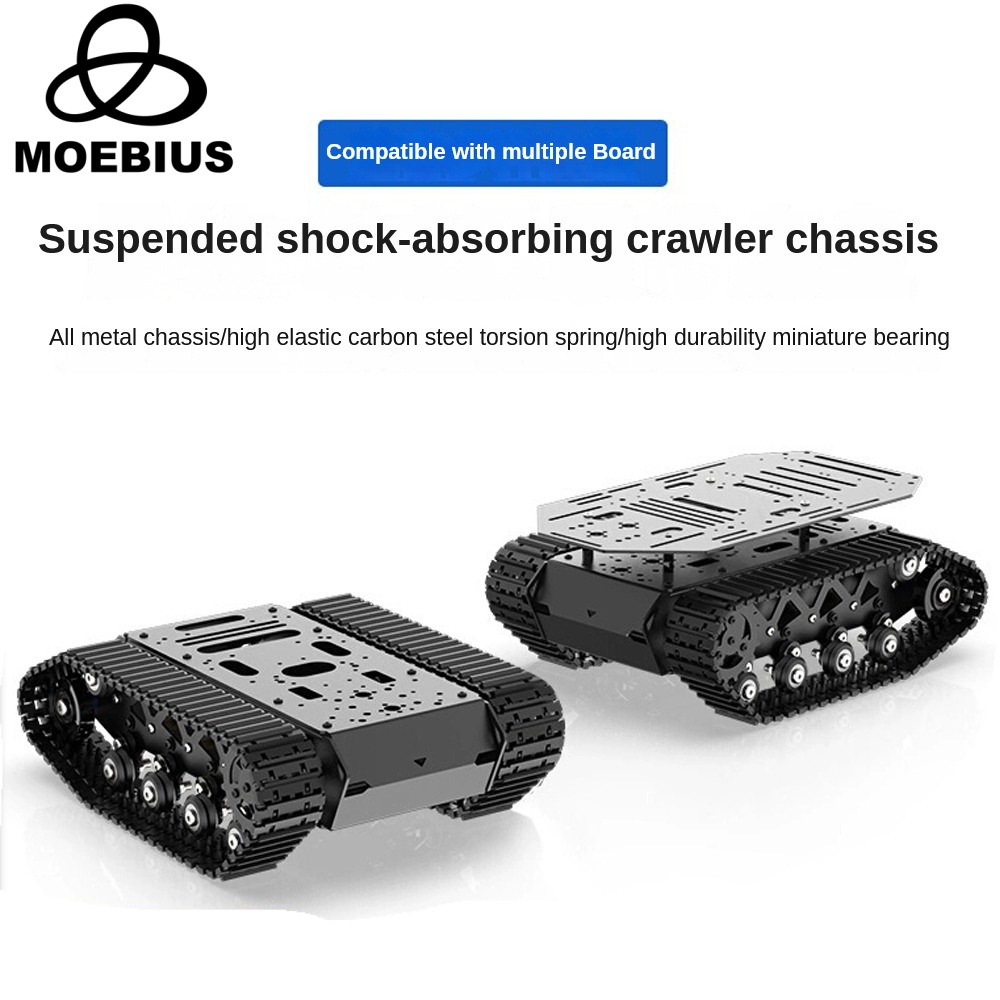 10KG Payload Metal Shock Absor - огляд і ціна Tracked Robot Chassis