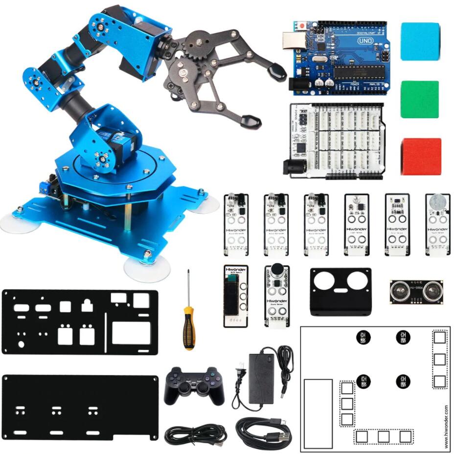Smart Robot Arm XArm U-NO with - огляд і ціна Robot Arm Kit